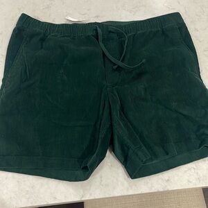 Banana Republic Green Corduroy Shorts